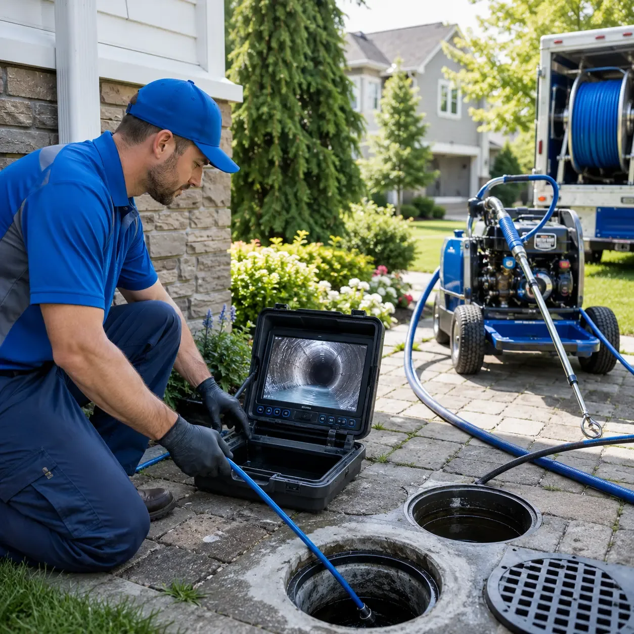 Outdoor drain cleaning professionals serving Brighton, CO